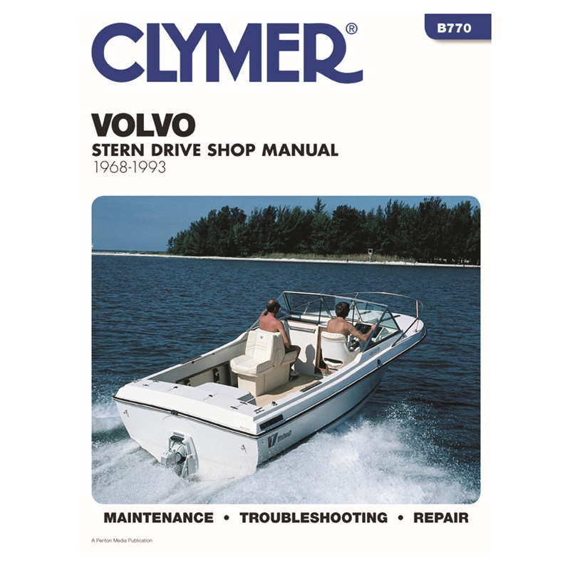Clymer B770 Repair Manual for Volvo Stern Drive 1968-1993