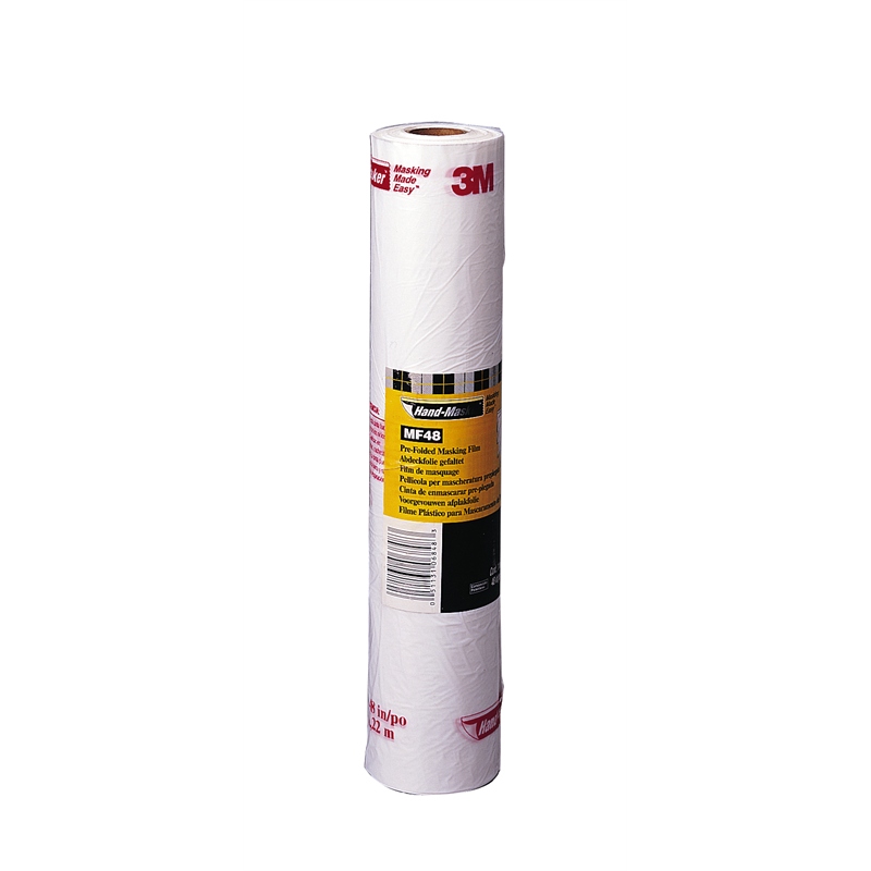 3M 90038  Co. Hand-Masker 90038 Advanced Masking Film, 48 in W x 180 ft L, 0.35 mil THK, Transparent