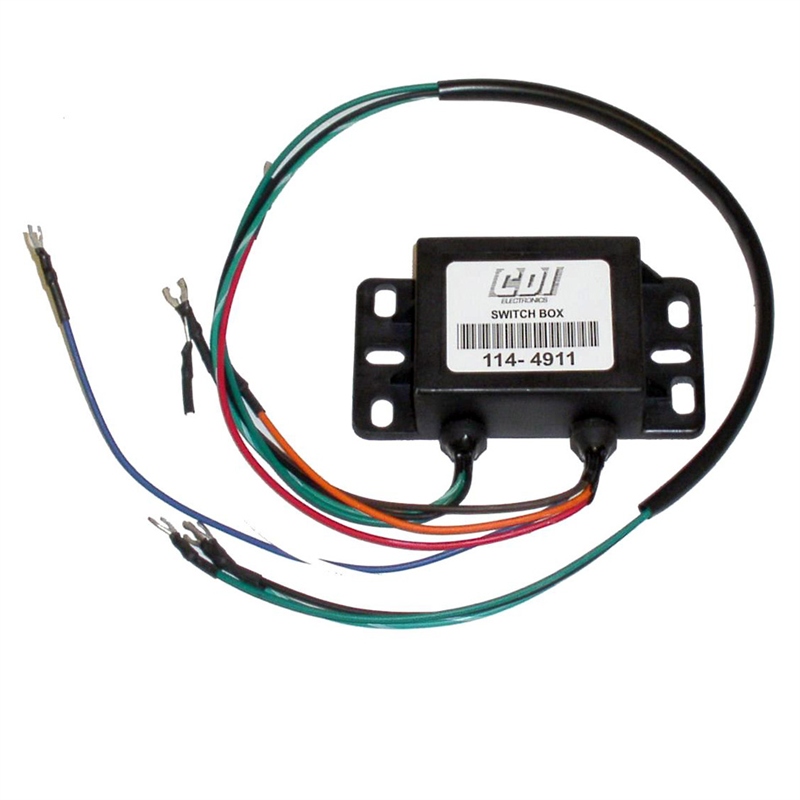 CDI Electronics 114-4911 Mercury Mariner Switch Box 2 Cylinder