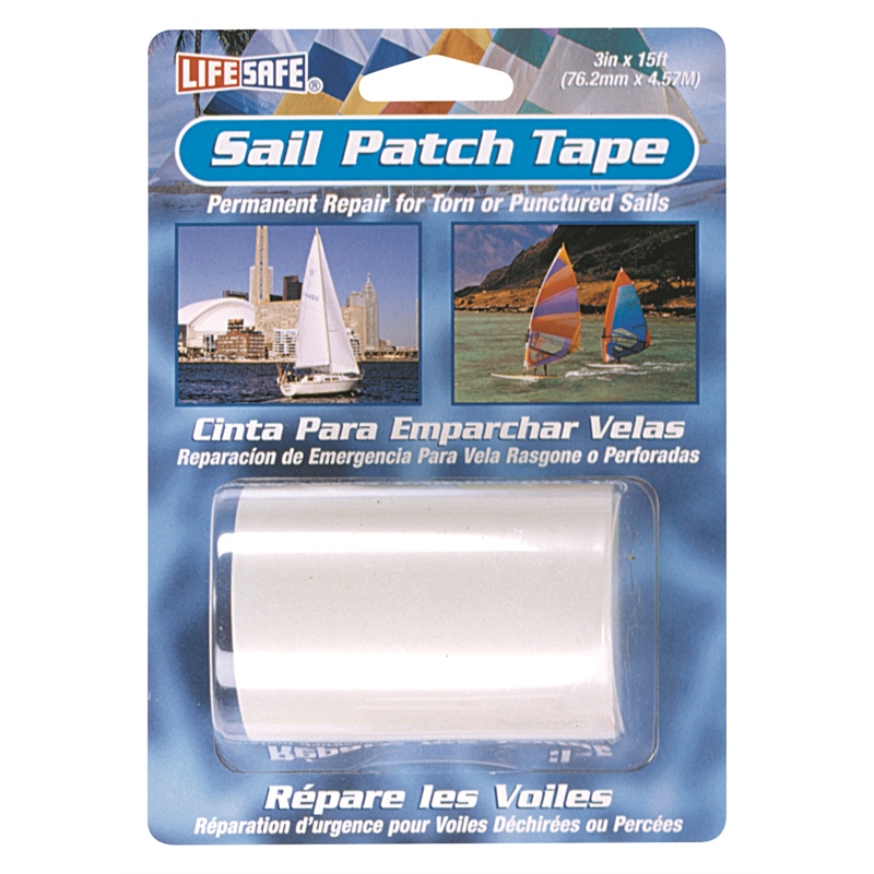 Incom MFG RE3843 Sail Repair Tape 3" x 15' Clear UV Resistant