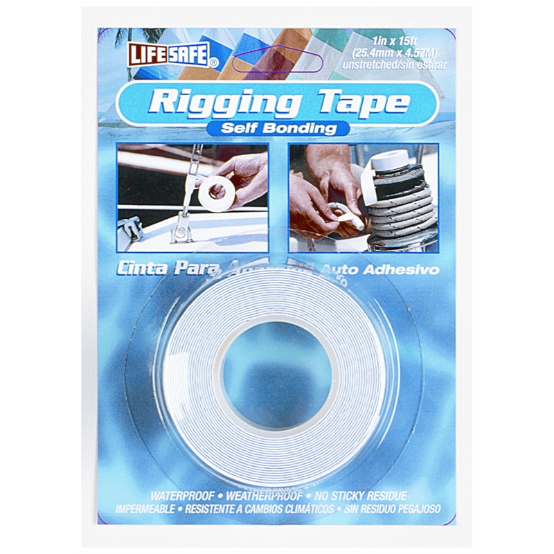 Incom MFG RE3867 Self-Bonding Rigging Tape White 1" x 15'