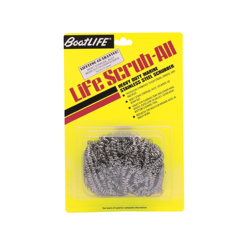 Boat Life 1029 Life Scrub-All Heavy Duty Marine Stainless Steel Scrubber