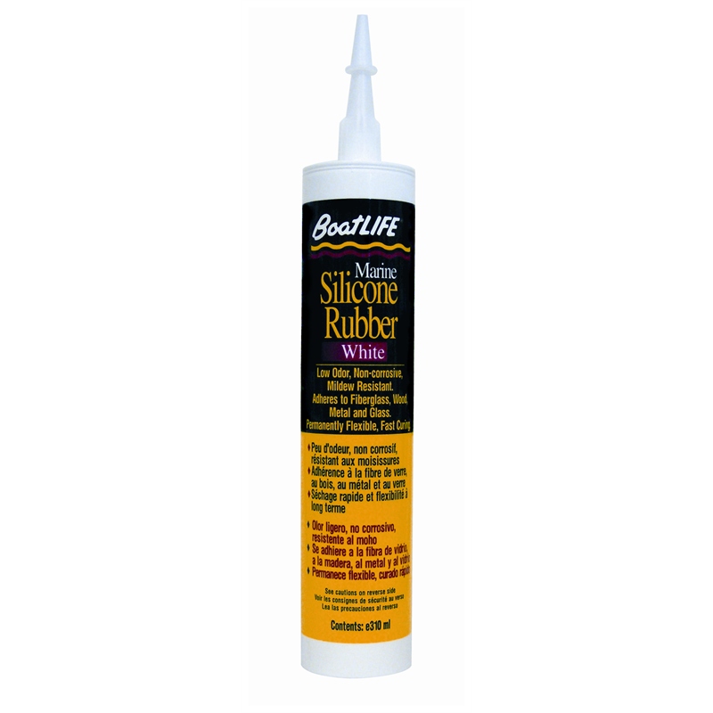 Boat Life 1152 Marine Silicone Rubber Sealant Black 10.5 oz Cartridge