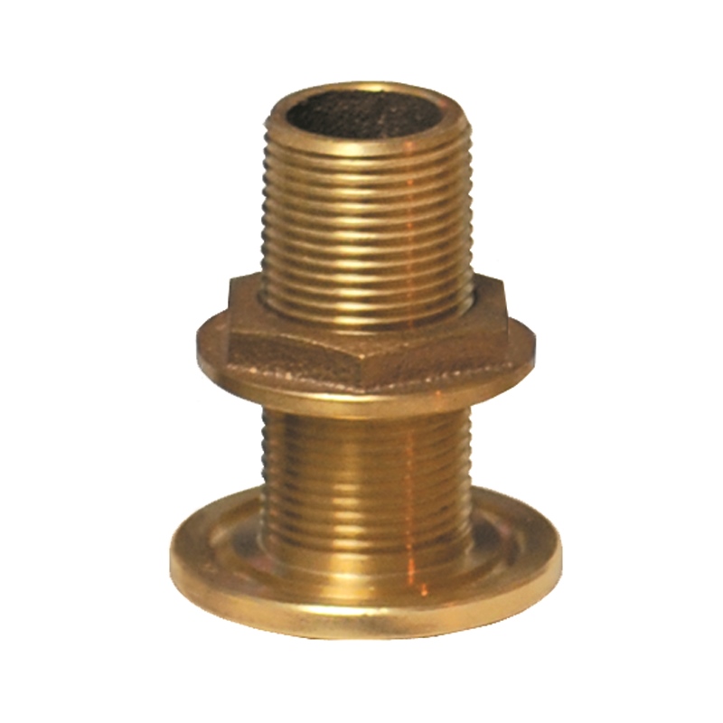 Groco TH1000W 1" Bronze Thru-Hull Fitting with Nut