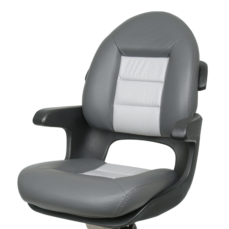 Tempress Products 57017 Elite Helm High Back Seat Black Shell Charcoal Grey