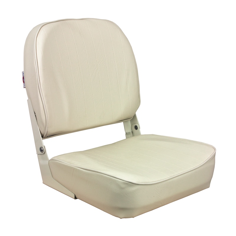 Springfield Marine 1040629 Economy Folding Boat Seat White