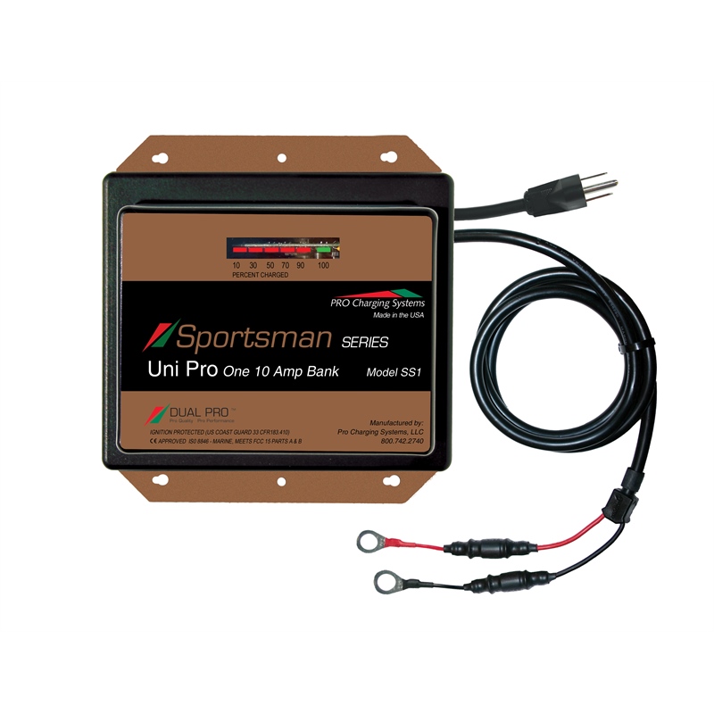 Pro Charger SS2 Sportsman 2-Bank 20-Amp Marine Battery Charger