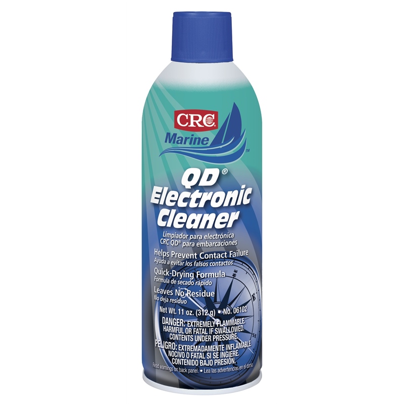 CRC Industries 06102 Marine QD Electronic Cleaner 11 oz Aerosol