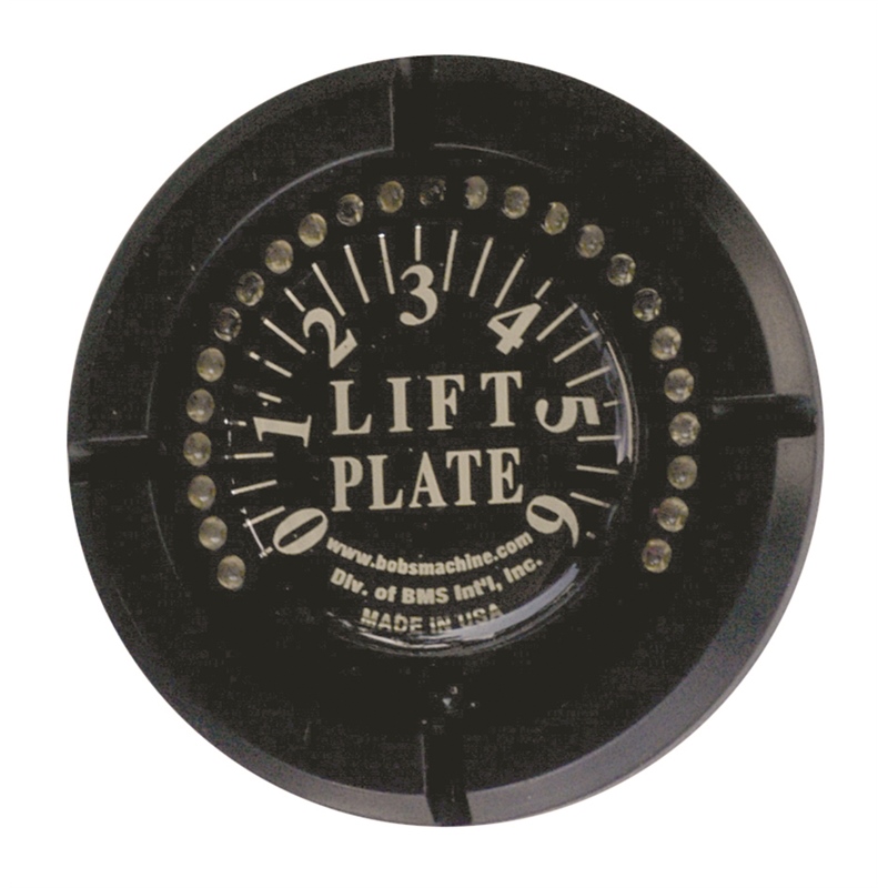 Bob's Machine 110-300000 Standard LED Jack Plate Gauge Kit, Black