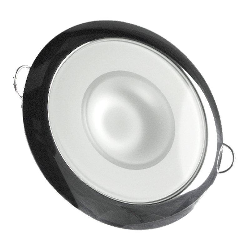 Lumitec 113119 Mirage Flush Mount Down Light with Polished Bezel and Warm White LEDs