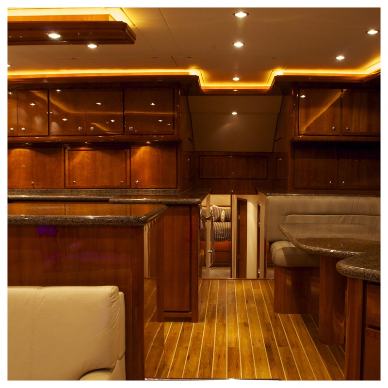 Lumitec 112528 Orbit Flush Mount LED Down Light White Bezel Multi-Color