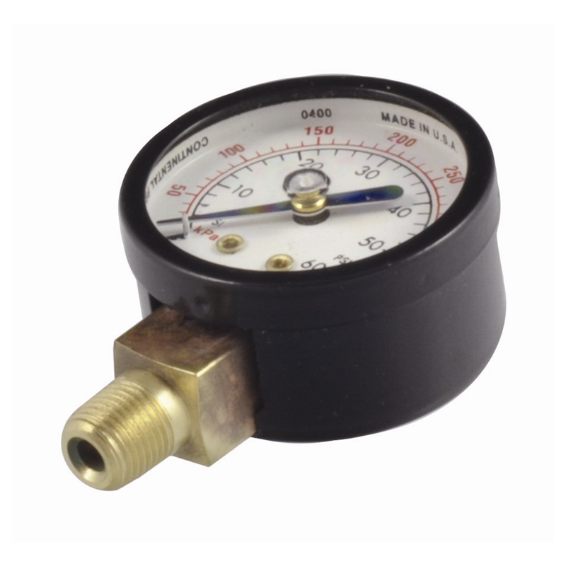 Seastar Solutions HP6004 Hydraulic Pressure Gauge Bottom Mount 0-60 PSI