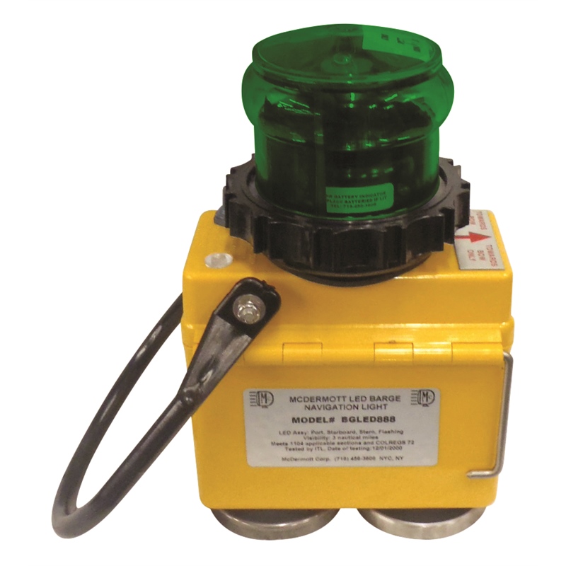 Julian A. McDermott BGLED888STAR Expl/prf Mag Nav Lt Grn