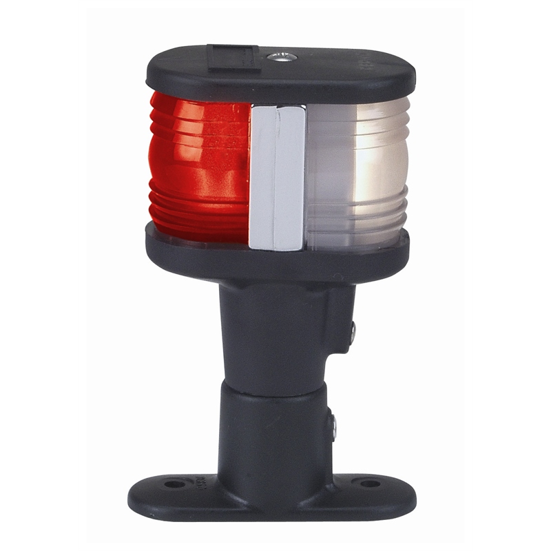 Perko 1201DP0BLK Base Mount Tri-Color Navigation Light for Vessels Under 12 Meters
