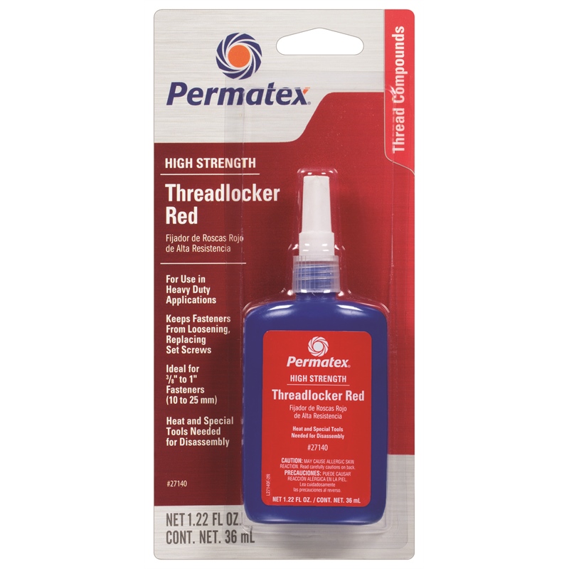 Permatex 27140 High Strength Threadlocker Red 36ml