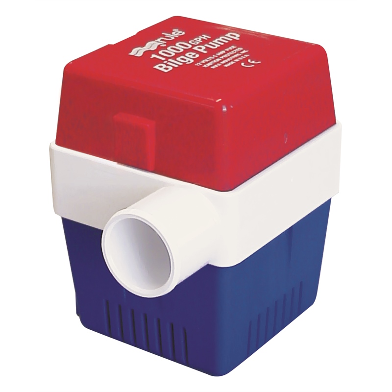 Rule Industries 20A 1000 GPH Electric Square Bilge Pump
