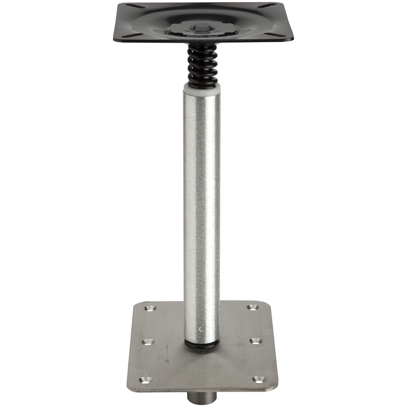 Swivl-Eze 97739 3/4" Lock'N-Pin Pedestal Set with Stainless Steel Base, 11"