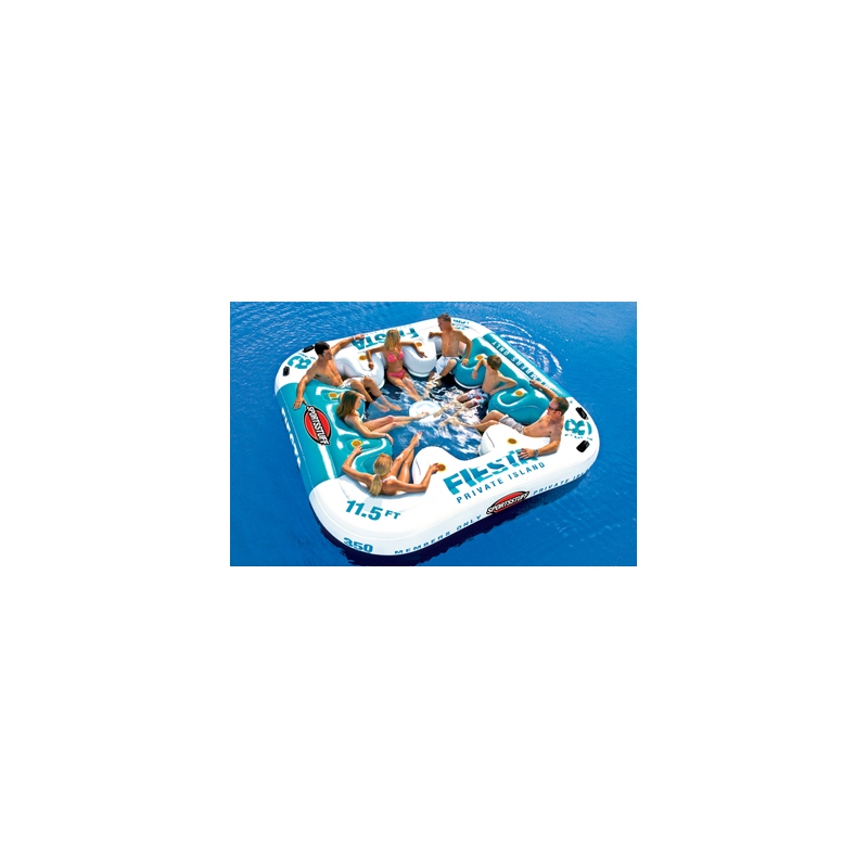 Sportsstuff 54-2010 Fiesta Island 8-Person Inflatable Floating Lounge
