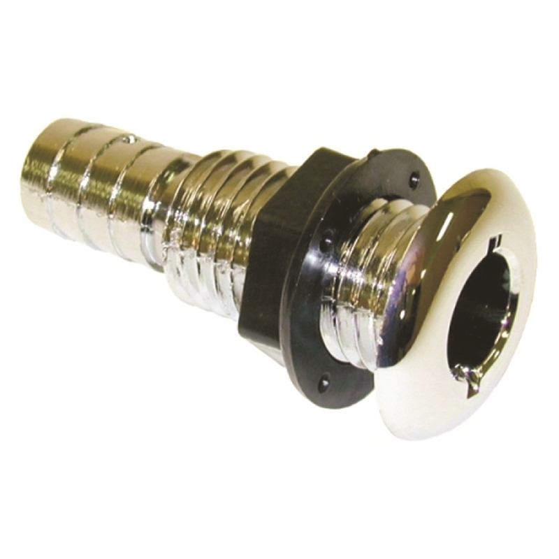 T-H Marine TH-750CP-DP 3/4 Inch Chrome Plated Thru-Hull Fitting