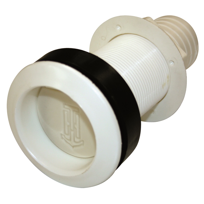 T-H Marine RFTH-2B-DP Recessed Flapper Thru-Hull Scupper 1-1/2 Inch