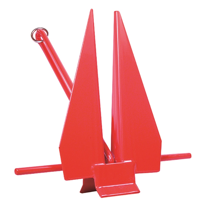 Greenfield Products 669-6-B Fluke-Type Slip Ring Anchor 6 lb PVC Coated