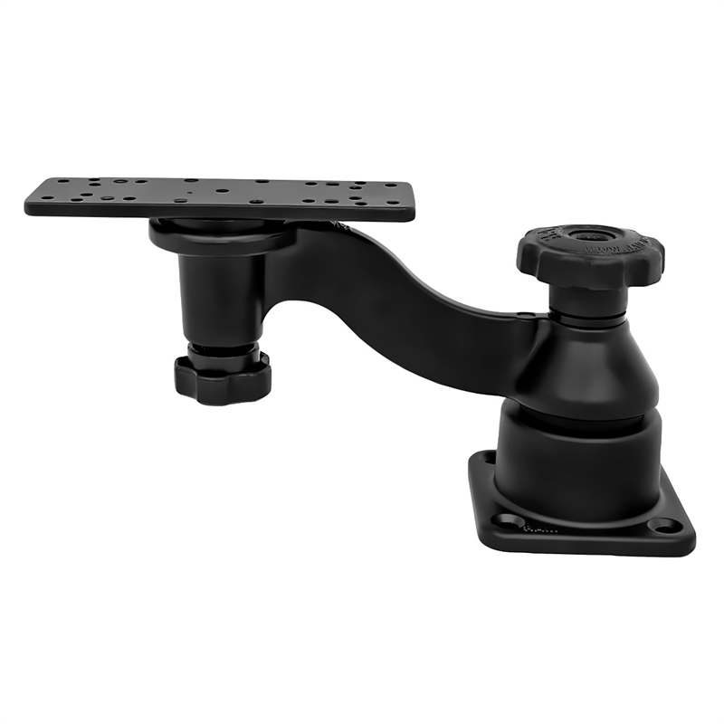 Ram Mounts RAM-109H 109H Horizontal 6" Swing Arm Mount For Fishfinders & Chartplotterscompatible With Garmin, Humminbird, Lowrance + More