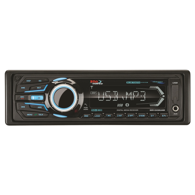 Boss Audio Systems MR1308UABK Marine Bluetooth Stereo Receiver with USB/SD