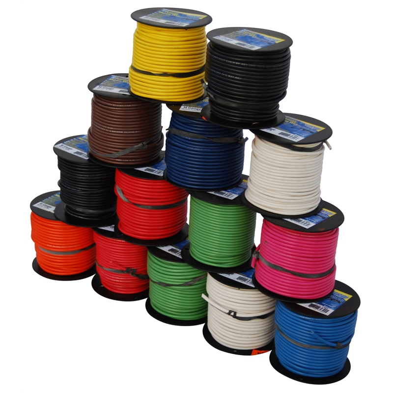 Marpac Wire/Terminals/Screws 7-4351 Wire 105 10gax100 Yel