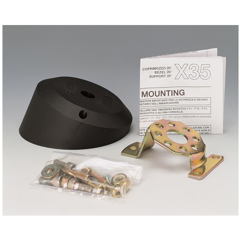 Uflex X35 20° Mounting Bezel, Black