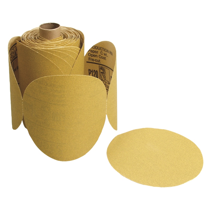 3M 55565 6" Stikit Paper Disc Roll P220 Grit 236U