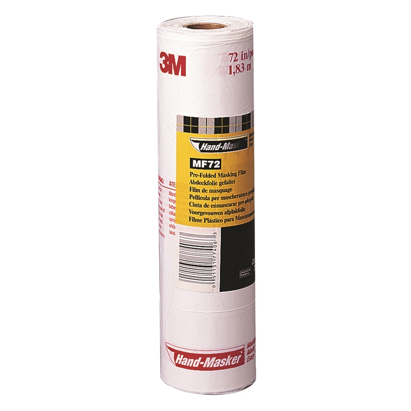 3M 90039 Advanced Masking Film 72in x 90ft 0.35mil Transparent