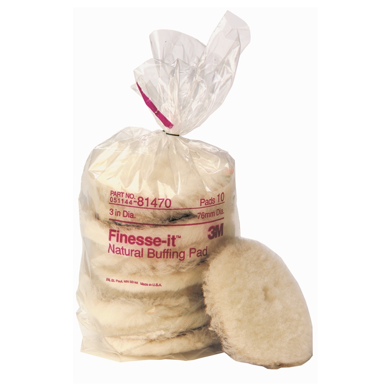 3M 81470 Marine Finesse-It Natural Buffing Pad