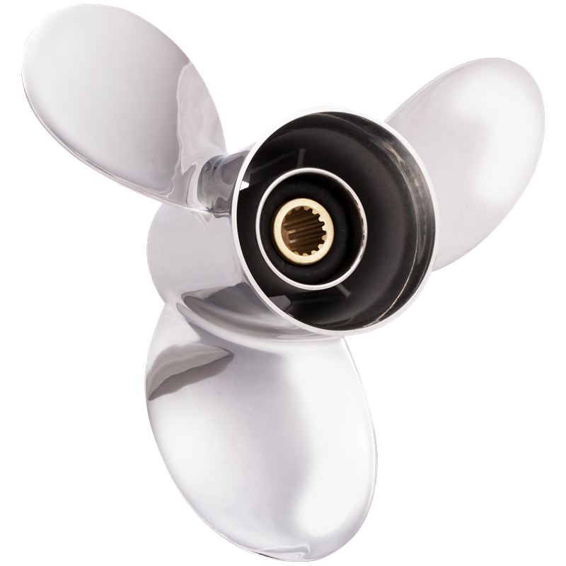 Solas 3441-138-15 Titan Stainless Steel 3-Blade Propeller for Yamaha