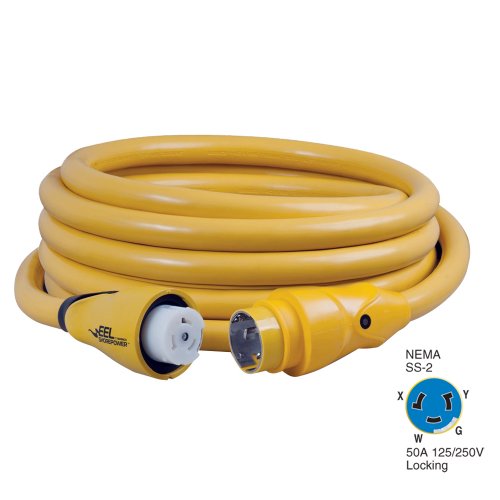 Marinco CS504-25 EEL 50 Amp Shore Power Cordset 25 Foot 125/250V