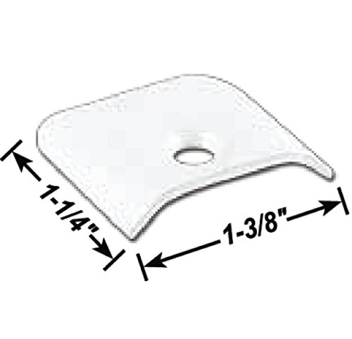 AP 021-39201 RV Trim Molding End Cap Polar White 10-Pack