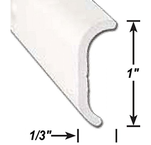 AP 0218600116 RV Aluminum Short Leg Trim Polar White 16' (5-Pack)