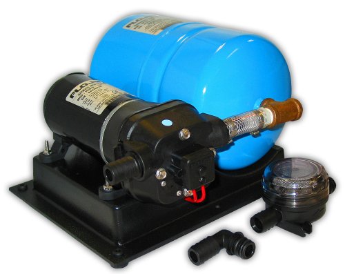 Flojet / ITT 02840100A High Volume Water Pressure Pump System with Accumulator Tank