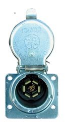 Pollak 12-703P 7-Way RV Trailer Connector Metal Socket
