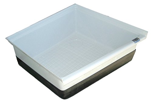 ICON 00463 RV Shower Pan SP200 24x23x10 Polar White