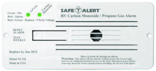 MTI Industries 35741WT LP/CO Dual Gas Alarm Surface Mount White