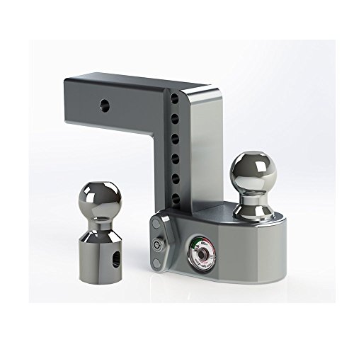 Weigh Safe WS6-2.5 Adjustable Trailer Hitch Ball Mount with Built-In Scale