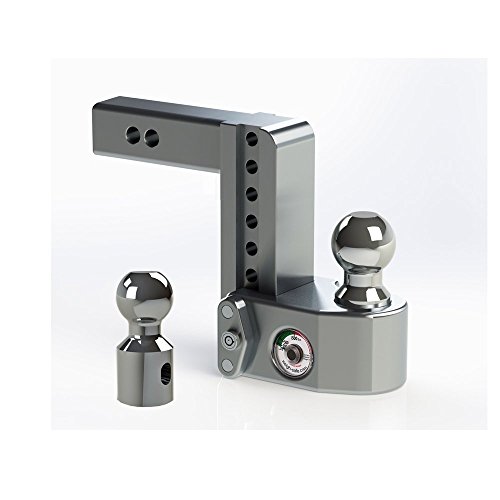 Weigh Safe WS6-2 Adjustable Ball Mount with Built-In Scale - 6" Drop 7" Rise 2" Shank