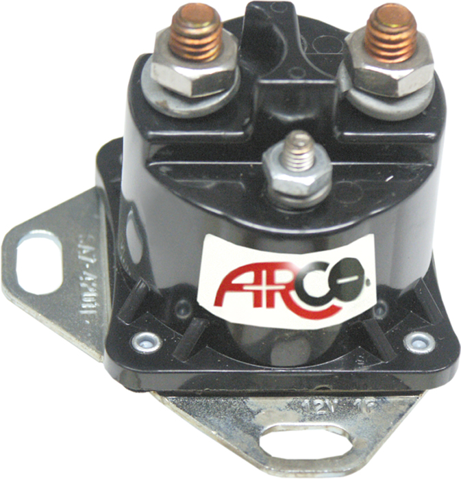 Arco Starting & Charging SW268 OMC Solenoid 12V Grounded Base