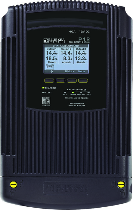 Blue Sea Systems 7531 P12 Battery Charger 12V 25A 3-Bank