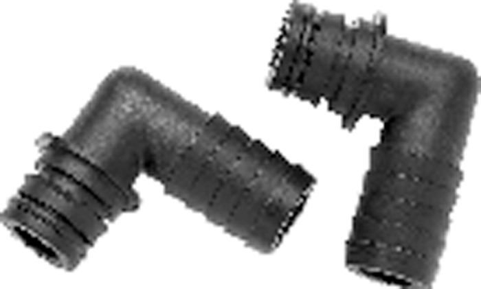 Xylem 20381009 1/2" Hose Barb 90 Degree Elbow Quick-Connect Fitting