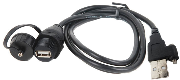 Fusion Electronics USA MS-CBUSBFM1 Panel Mount USB Charging Connector