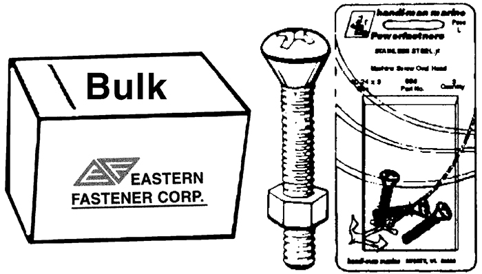 Handiman / S&J 704 1/4-20 x 2 Inch Phillips Oval Head Machine Screw with Nut