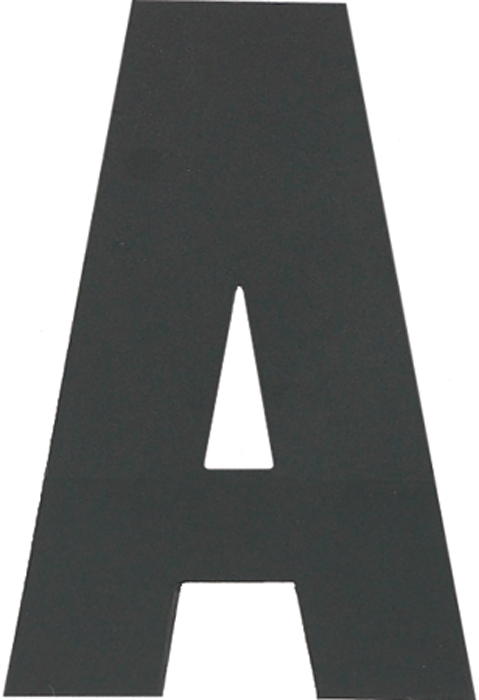 Hardline Products 3SCBPF Hardline 3scbp-F 3" Blk Letter F