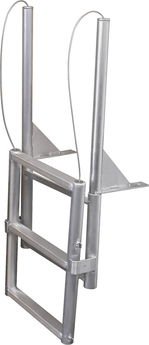 Jif Marine EFL5 Dock Lift Ladder 5 Step Anodized Aluminum