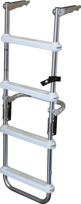 Jif Marine DUG 4-Step Folding Deck Ladder